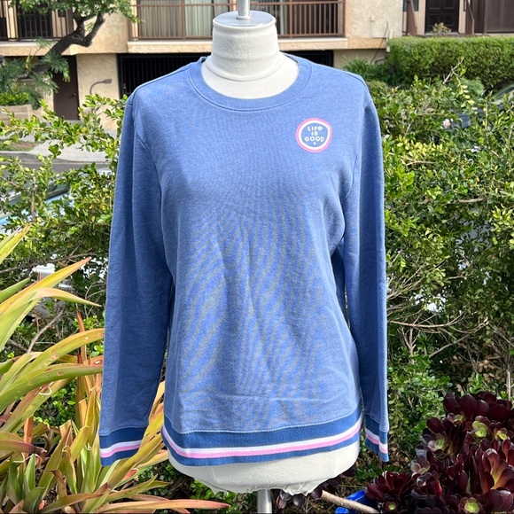 Life Is Good Crew Neck Sweatshirt Keep 